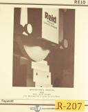 Reid Bros.-Fayscott-Reid Fayscott HA/HD, Surface grinder, Instructions and Parts Manual-HA/HD-01